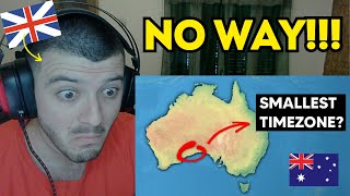 British reacts to Australia's Tiny Hidden Timezone - UTC+8:45