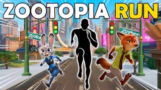 4K Immersive Interactive Warm-up | 🐰🦊POV ZOOTOPIA CHASE | Viral Challenge| Fun Workout | Brain Break