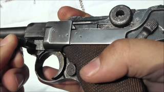 Original1917 German Luger Description and Firing