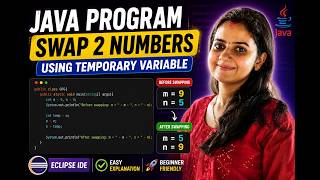 Swap Two Numbers Without Third Variable in JavaScript | Arithmetic Method| English and Hindi