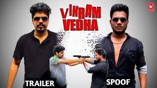 Vikram Vedha Trailer 😈🔥|| Vikram Vedha Spoof ||  Hrithik Roshan || Saif Ali Khan || Ak Recreation