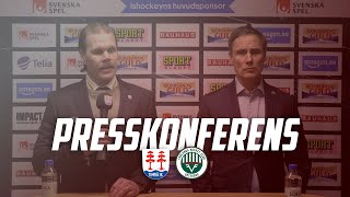 Presskonferens: Timrå IK - Frölunda HC