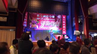 慧燈中學102年年終餐會吳松溪校長精采表演