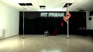 I Wewnętrzne Zawody Fitfreak Studio 2021 - Pole Dance Pro Danuta Ś. II miejsce