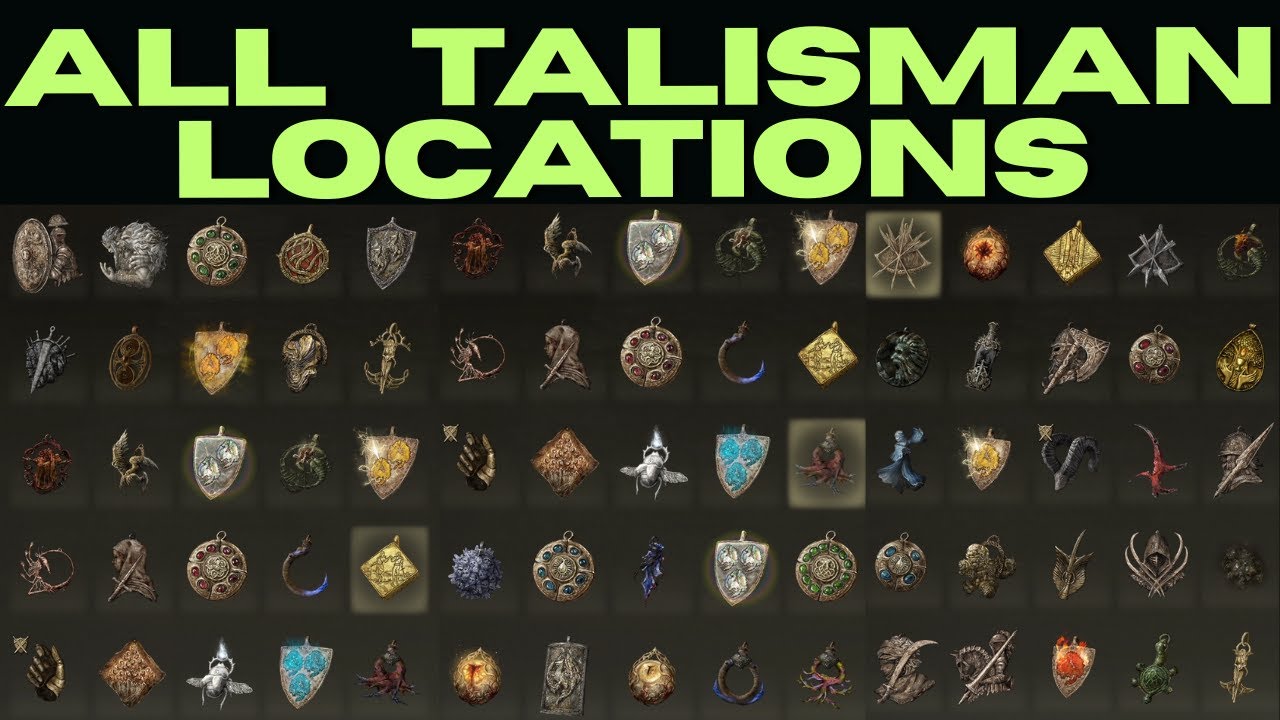 Elden Ring: All Talisman Locations | 100% Walkthrough Guide - YouTube