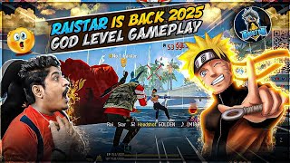 RAISTAR IS BACK GOD LEVEL GAMEPLAY GYAN GAMING OP REACTION ON LIVE STREAM  - Garena Free Fire