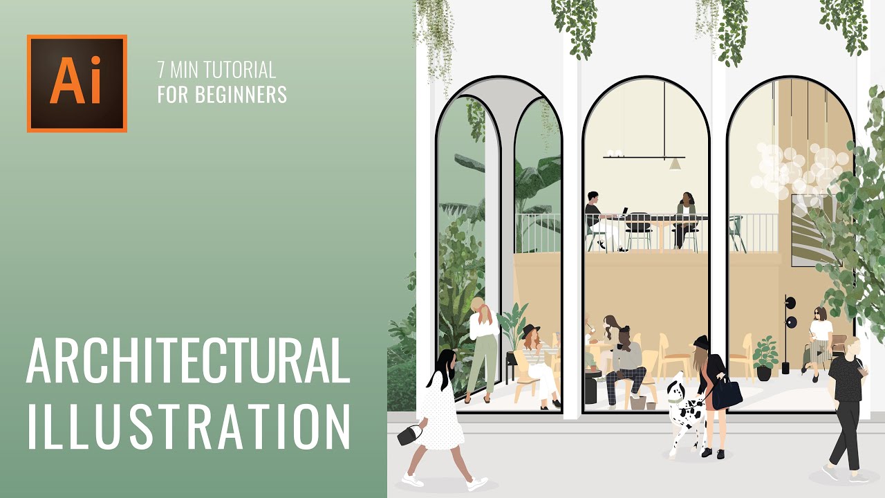 Architectural Illustration Tutorial - Adobe Illustrator For Beginners ...