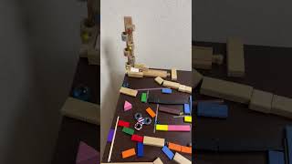 【下から上】本日のピタゴラスイッチ　#tiktok #ピタゴラスイッチ #rubegoldberg #rubegoldbergmachine #marblerun #dominos #end