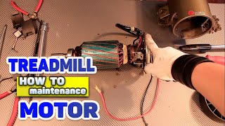 Treadmill motor repair and maintenance