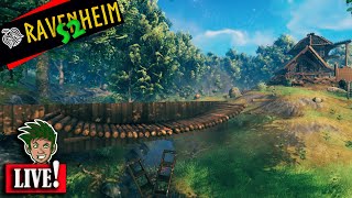 Ravenheim S2 | Building A Rope Bridge | Valheim Mistlands