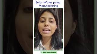 Start Solar Waterpump Manufacturing Business in India| #ytshorts #solarbusiness #enterclimate