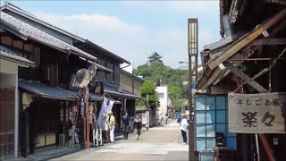 前回雨になると言うことで行けなかった犬山城下町に、飛騨牛握りを食べに行きました