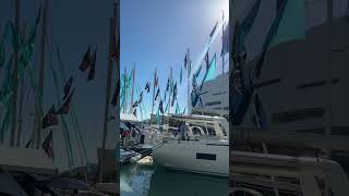 Boats #poweredbyYANMAR at Miami International Boat Show #shorts