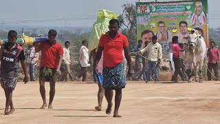 🥇🏆బిజినపల్లి న్యూ కేటగిరి విభాగం బండలాగుడు పోటీలు 1వ జత-గాజుల కుమరస్వామి\u0026జమ్మన్న బిజినేగిరి-bulls-ox