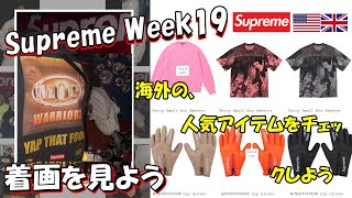 【Supreme】 二本立て！明日の発売前に、海外人気と着画をみよう Week19 シュプリーム '24F/W