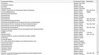 Configure PCC EHR Protocols and Chart Sections