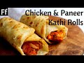 Indian Street food style chicken kathi roll & Paneer kathi roll Recipes | Kolkata kathi rolls