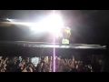 Lady Gaga performing Swine at artRAVEdetroit with my boyfriends hat on!!!!!