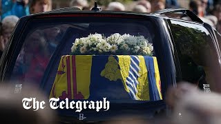 Watch again: Late Queen's coffin cortege journey in Scotland and scenes around Buckingham Palace