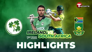Highlights | Ireland vs South Africa | 1st T20 | T Sports