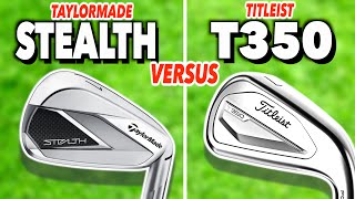 Titleist T350 Irons v Taylormade Stealth Irons - Head to head