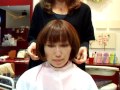 内巻きショートボブ　cocor　hair styling