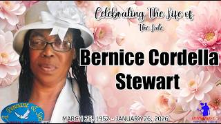 Bernice Cordella Stewart Funeral Service