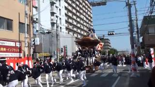 【高石だんじり祭り】新村-本宮 逆たか【H23】