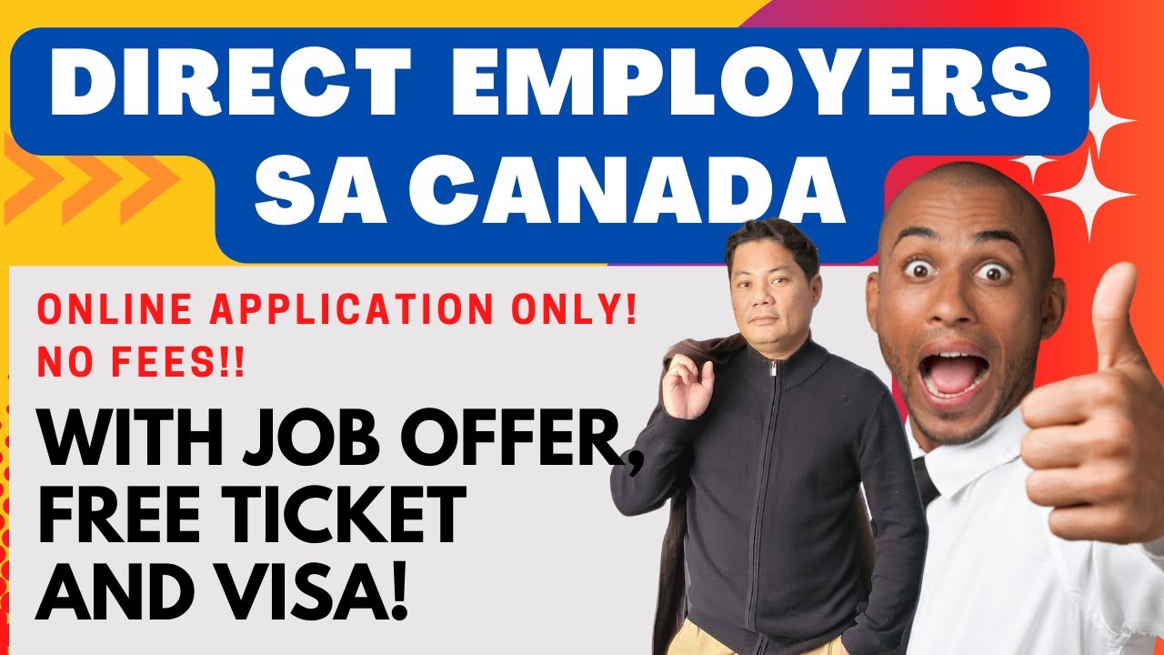 HURRY! APPLY NOW! DIRECT EMPLOYERS SA CANADA NEEDS YOU! ONLINE APPLICATION, NO FEES, LEGIT 101%