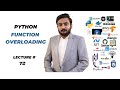 Python Overloading Examples || Python Overloading || Method Overloading || Function Overloading