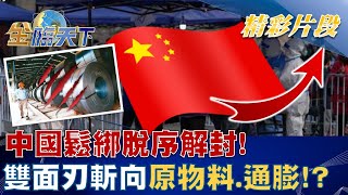 中國大陸鬆綁脫序解封！亮出雙面刃斬向原物料.通膨！？ | 金臨天下 20221221@tvbsmoney