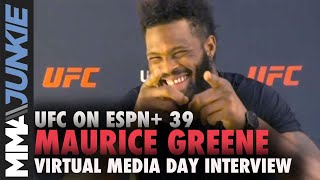 Maurice Greene: 'Greg Hardy's not trash obviously' | UFC on ESPN+ 39 pre-fight interview