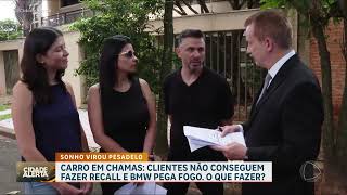 Família enfrenta dificuldades após BMW pegar fogo por falta de recall | CIDADE ALERTA