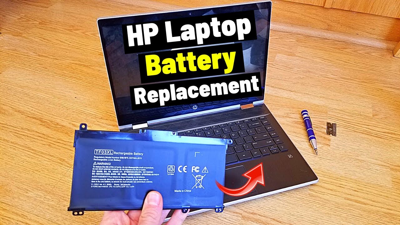 How To Replace HP Pavilion Battery. Easy DIY - YouTube