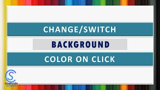 Change Background Color On Click | HTML | CSS | JavaScript | Computer Science