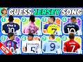 🏆⚽Can You Guess the SONG EMOJI and JERSEY of FOOTBALL Player❓Ronaldo, Messi, Neymar, Mbappe, Salah