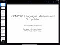 COMP382 - Theory of Automata - Closure Properties for Regular Languages