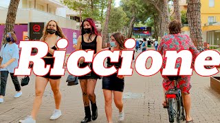 OH MY G..!!! RICCIONE. Italy  - 4k Walking Tour around the City - Travel Guide. trends, moda #Italy