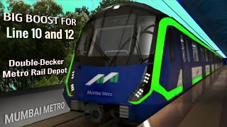 Boost for Line 10 and 12 | First Double-Decker Depot at Mogharpada | Mumbai Metro | MetroRail Blog