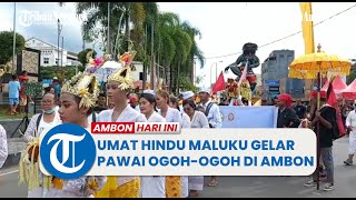 Umat Hindu Maluku Gelar Pawai Ogoh Ogoh Di Ambon