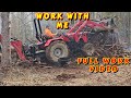 WORKING WITH ME |tiny house, homesteading off-grid cabin build DIY HOW TO sawmill tractor tiny cabin