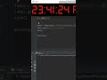 How to make a clock app using python