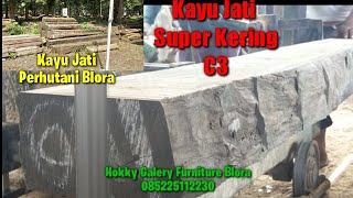 Kayu Jati Balok C3 Super Kering,sawmill kayu jati Perhutani Blora,woodworking,Indonesian teak sawing