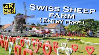 Swiss Sheep Farm Pattaya Thailand 4K HDR  Dolby Atmos 💖 Walking Tour 👀 Chon Buri 🇹🇭