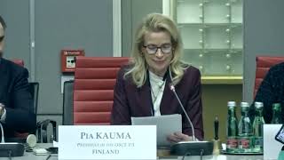 OSCE PA President Pia Kauma Report to the Standing Committee, 21 February 2025, Vienna