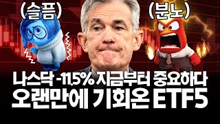 QQQ -11.5% 어떻게 대응할까? 지금 주목해야할 ETF 5가지