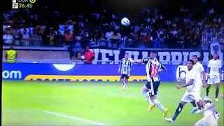 Grande defesa do Cássio Atlético MG 2 x 0 Corinthians