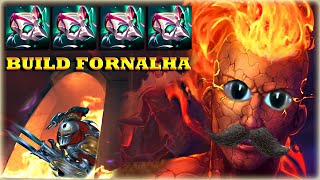 BRAND BUILD FORNALHA COM 4 MÁSCARAS ASSUSTADORAS E UMA TOCHA KKKKK