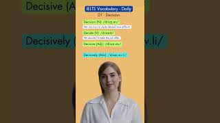 01 Decision | IELTS Vocabulary - Daily | Learn English | English Express