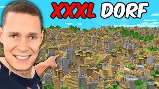 WIR FINDEN ein UNENDLICHES VILLAGER DORF.. 😱 (Minecraft)